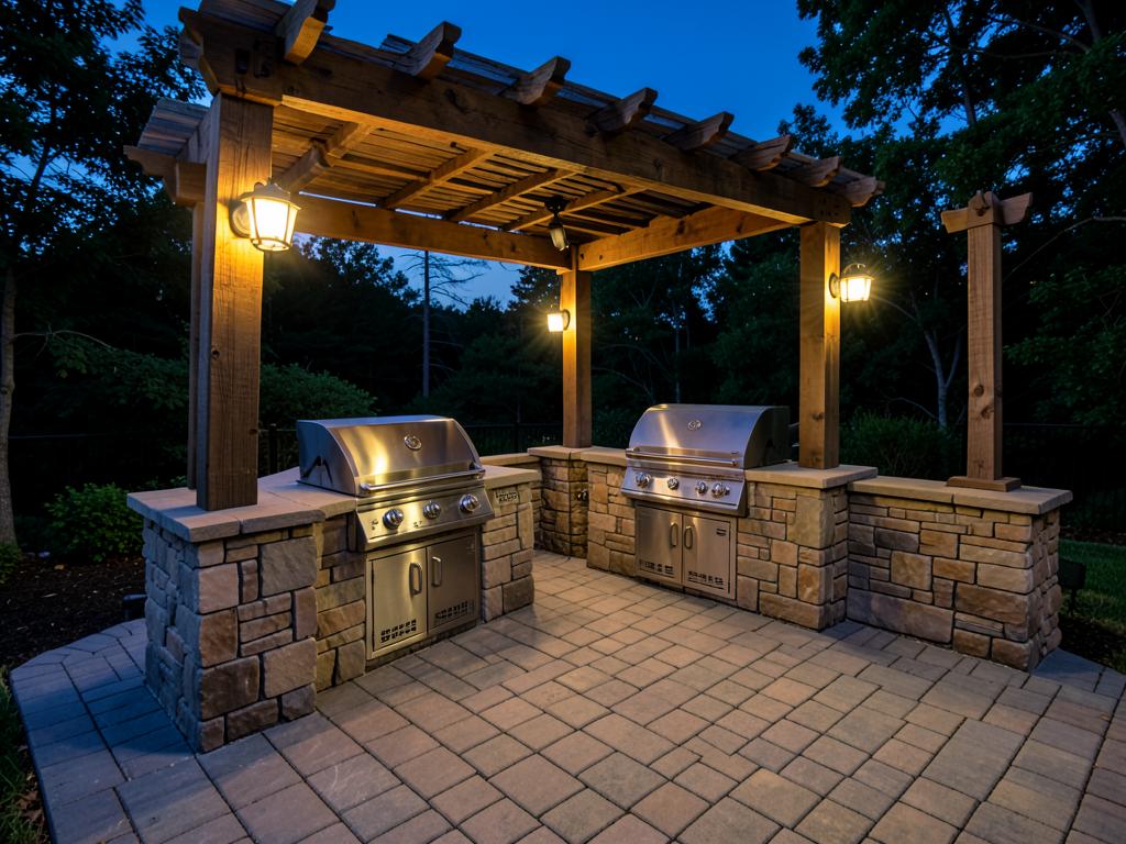 Outdoor Living Spaces project by ForgeStone Hardscapes near Dayton, Ohio