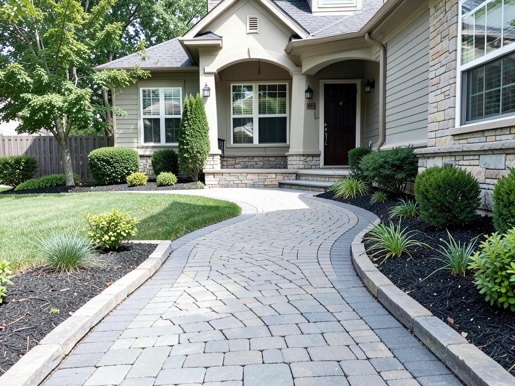Paver Walkways project by ForgeStone Hardscapes near Dayton, Ohio